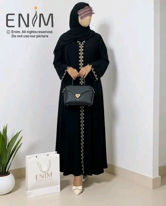 Zariya  Embroidery Abaya