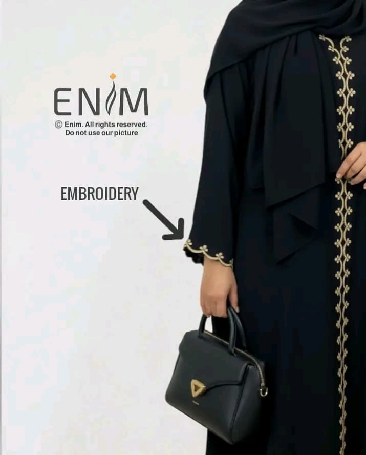 Zariya  Embroidery Abaya