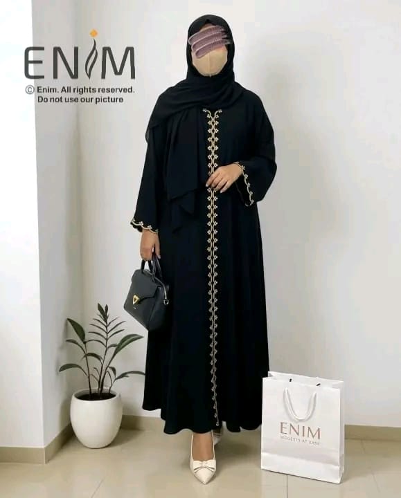 Zariya  Embroidery Abaya
