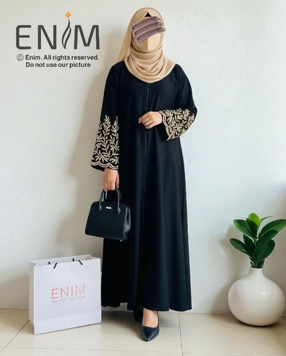 Elegant Black Abaya