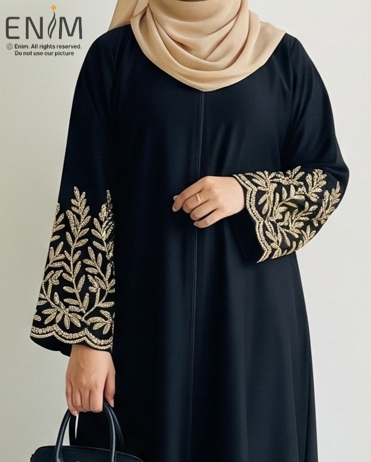 Elegant Black Abaya