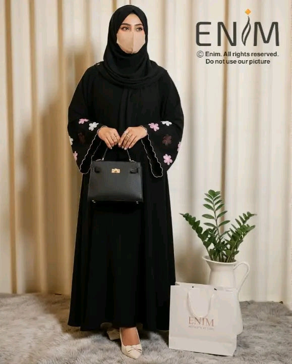 Beli Abaya- Premium  Dubai Cherry